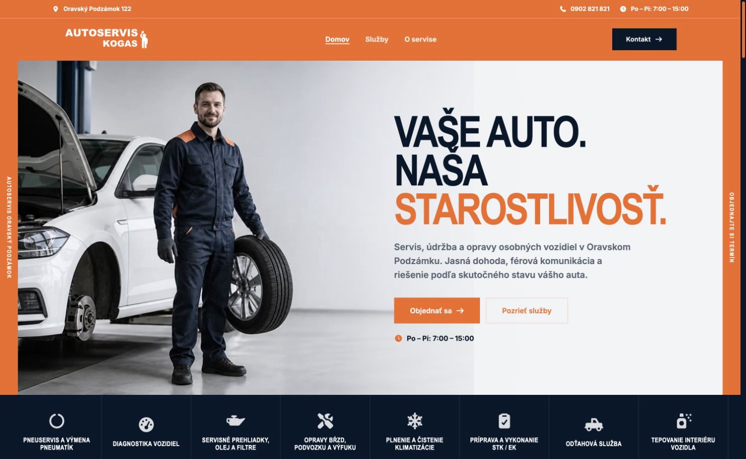 Projekt Autoservis KOGAS